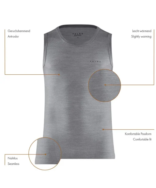 Heren Singlet Wool-Tech Light