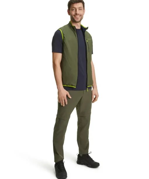 Heren Trekking Vest Opstaande Kraag
