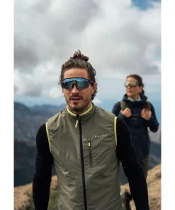 Heren Trekking Vest Opstaande Kraag