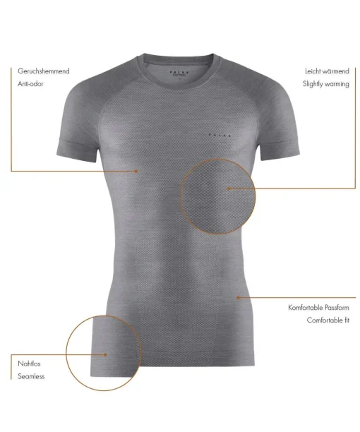 Heren T-Shirt Wool-Tech Light