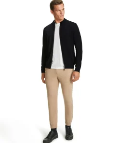 Heren Zip-Jacket Opstaande Kraag