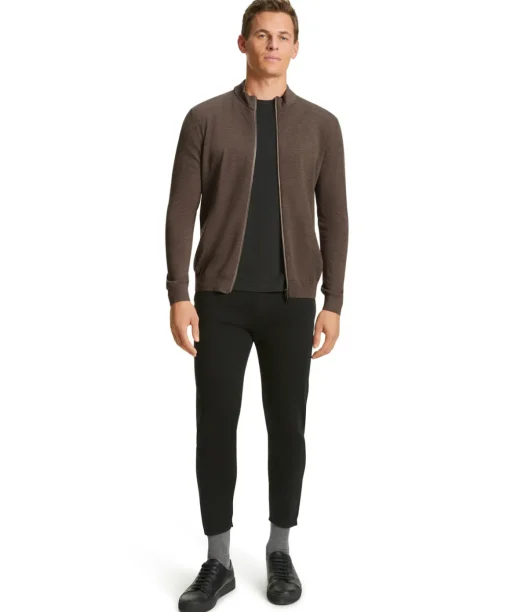 Heren Zip-Jacket Opstaande Kraag