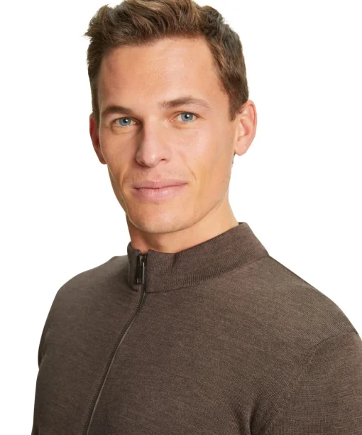 Heren Zip-Jacket Opstaande Kraag