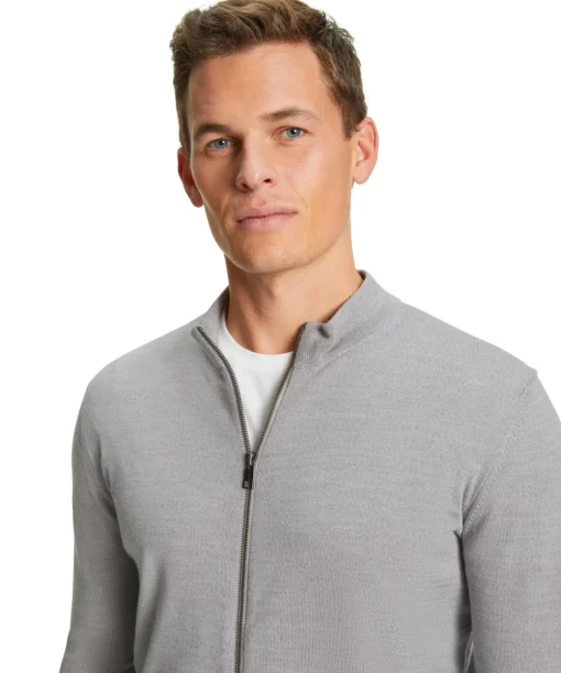 Heren Zip-Jacket Opstaande Kraag