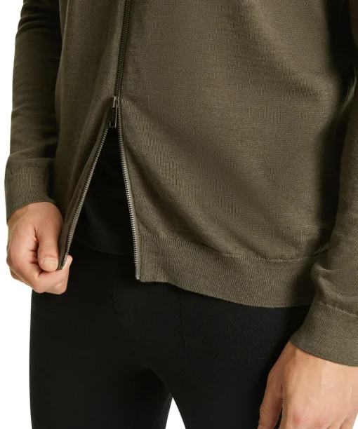 Heren Zip-Jacket Opstaande Kraag