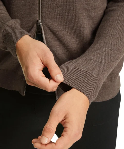 Heren Zip-Jacket Opstaande Kraag