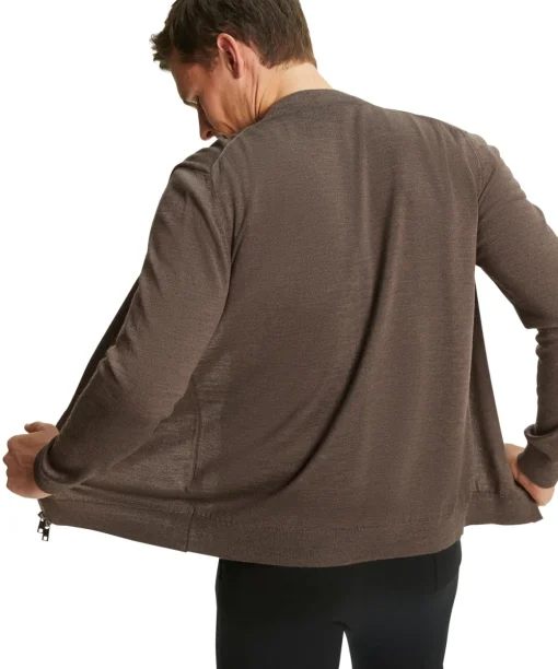 Heren Zip-Jacket Opstaande Kraag