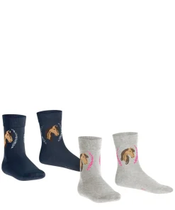 Horse 2-Pack Kinderen Sokken