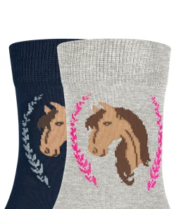 Horse 2-Pack Kinderen Sokken