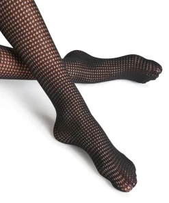 Houndstooth 15 Den Dames Panty