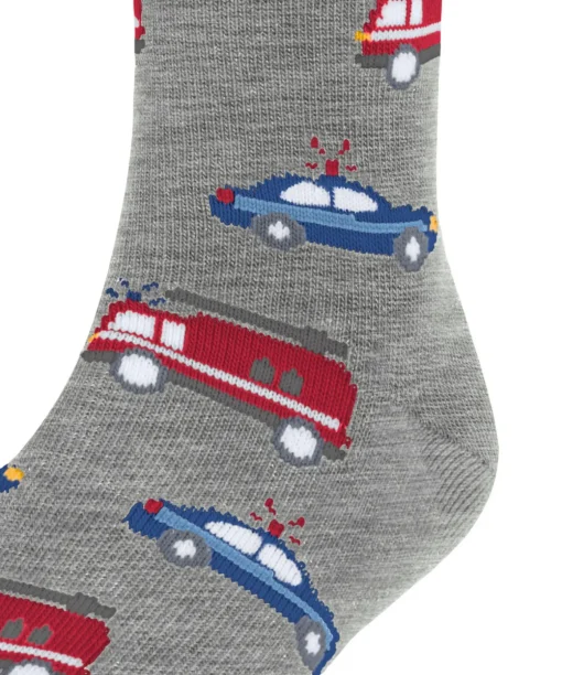 Police And Fire Cars Kinderen Sokken