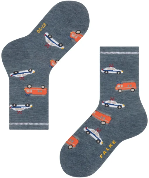Police And Fire Cars Kinderen Sokken