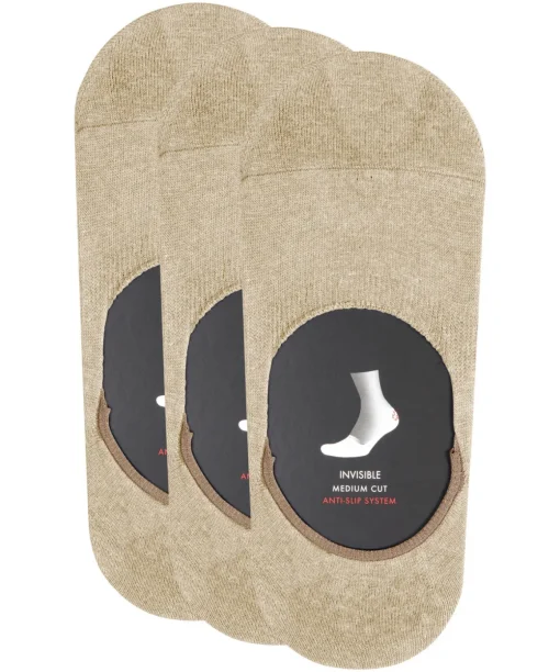 Step Medium Cut 3-Pack Heren Kousenvoetjes