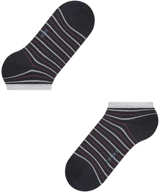 Stripe Shimmer Dames Sneakersokken