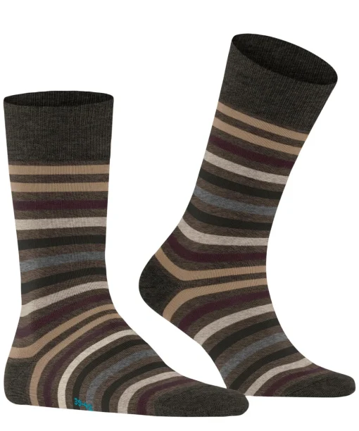Tinted Stripe Heren Sokken