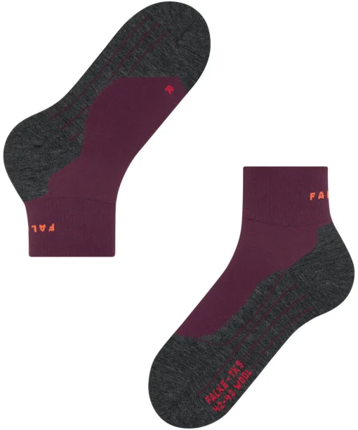 Tk5 Wander Wool Short Dames Trekking Korte Sok